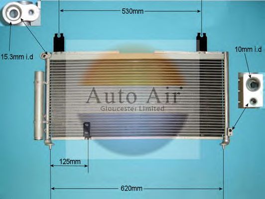 Condensador, ar condicionado 16-9920