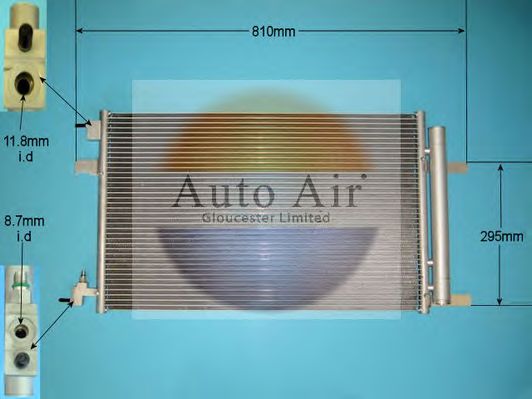 Condensator, airconditioning 16-1361