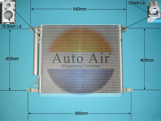 Condensator, airconditioning 16-1364