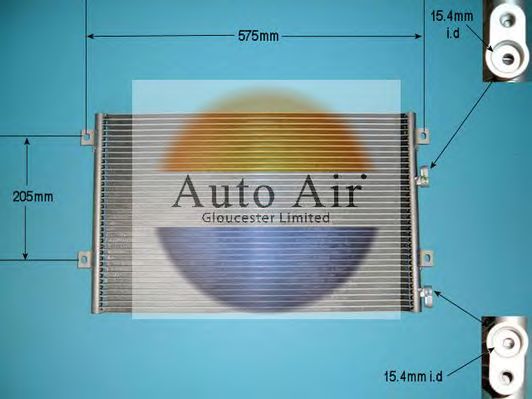 Condensator, airconditioning 16-5010
