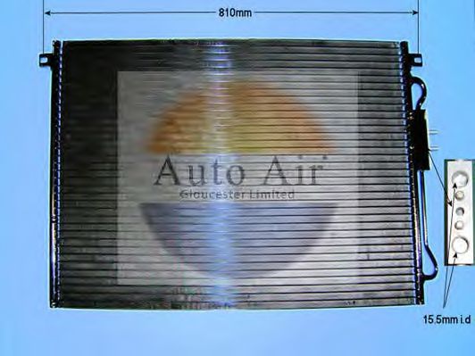 Condensador, ar condicionado 16-1047