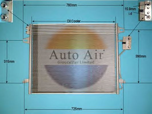 Condensador, aire acondicionado 16-1368