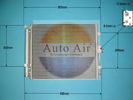 Condensator, airconditioning 16-9803