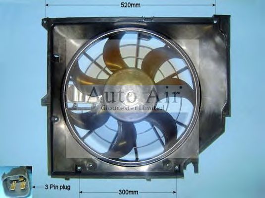 Electric Motor, radiator fan 05-1177