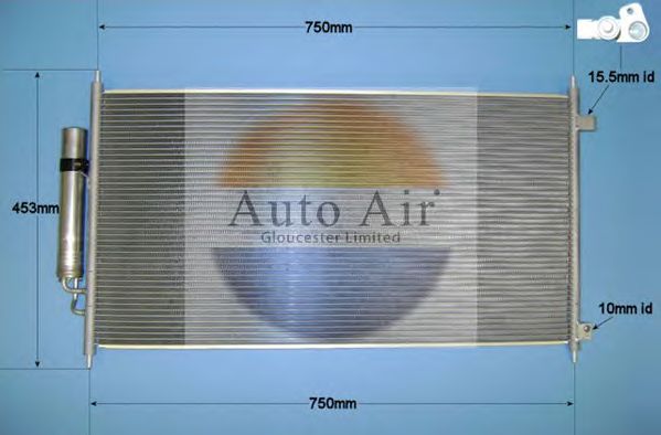 Condensador, ar condicionado 16-0013