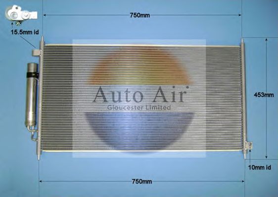 Condensador, ar condicionado 16-0014