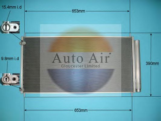 Condensador, ar condicionado 16-0051