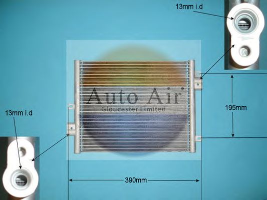 Condensador, ar condicionado 16-1264A