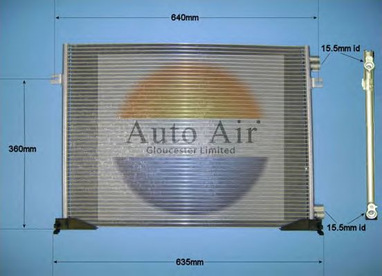 Condensador, ar condicionado 16-1356A