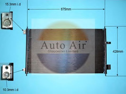Condensator, airconditioning 16-8915