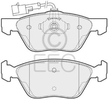 Комплект тормозных колодок, дисковый тормоз BRP0937