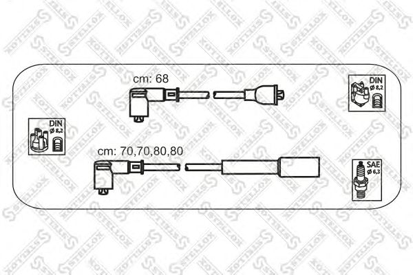 Комплект проводов зажигания 10-38075-SX