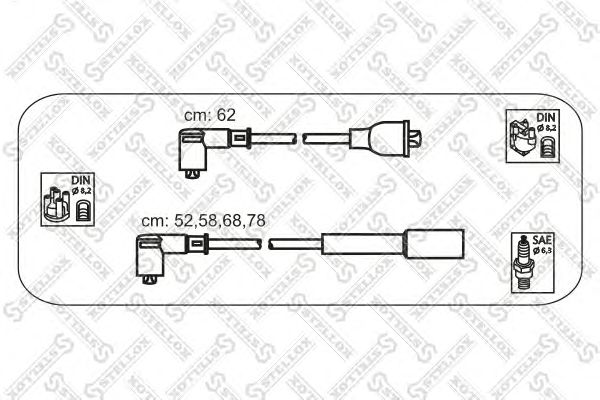 Комплект проводов зажигания 10-38078-SX