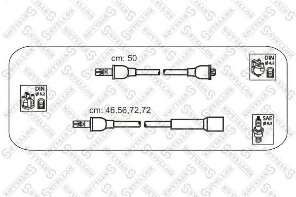 Комплект проводов зажигания 10-38105-SX