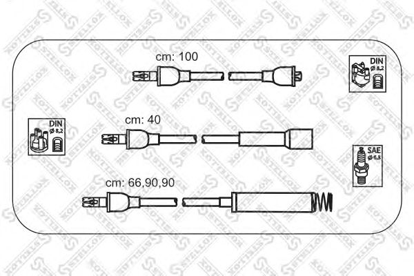 Комплект проводов зажигания 10-38106-SX