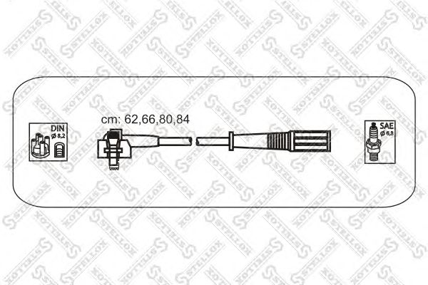 Комплект проводов зажигания 10-38115-SX