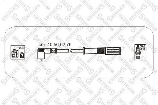 Комплект проводов зажигания 10-38156-SX