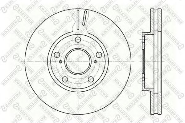 Тормозной диск 6020-4549V-SX