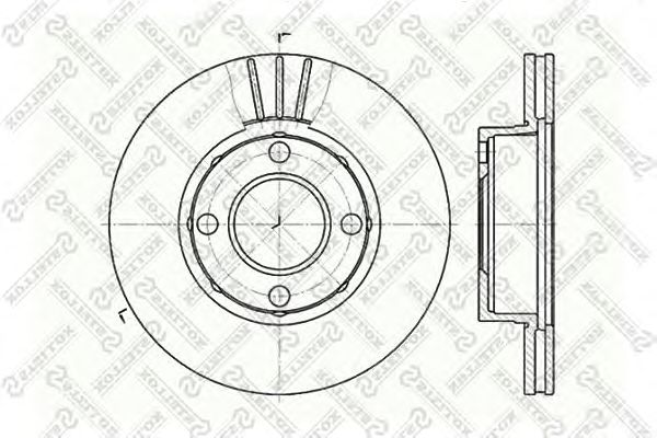 Тормозной диск 6020-4738V-SX