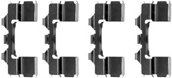 Accessory Kit, disc brake pads 8DZ 355 202-301
