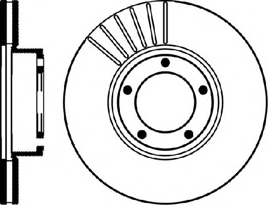 Тормозной диск 8DD 355 100-911