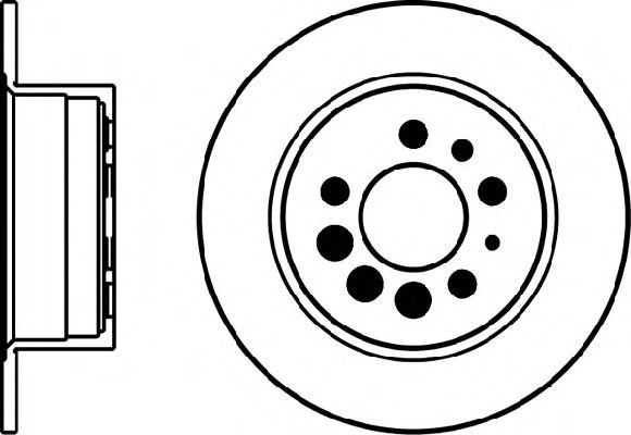 Тормозной диск 8DD 355 100-891