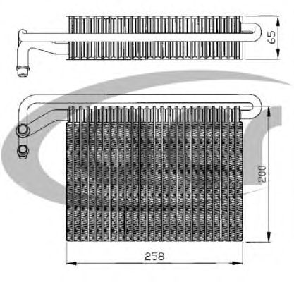 Evaporator, air conditioning 310152