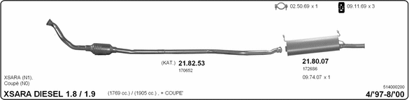 Exhaust System 514000200
