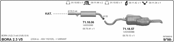 Exhaust System 587000018