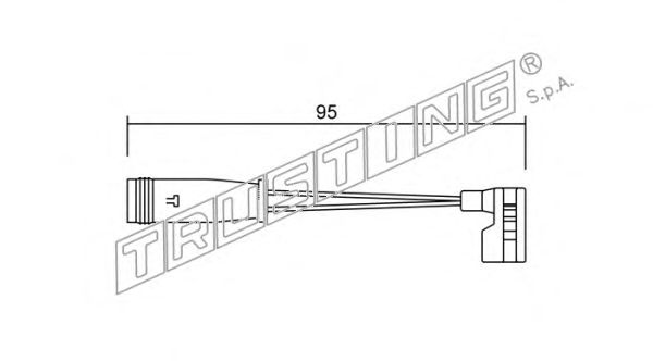 Slidindikator, bremsebelægning SU.164