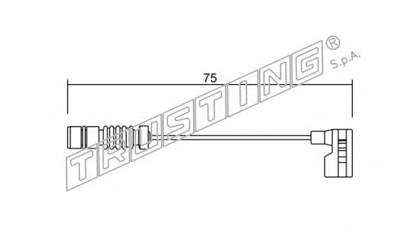 Slidindikator, bremsebelægning SU.251