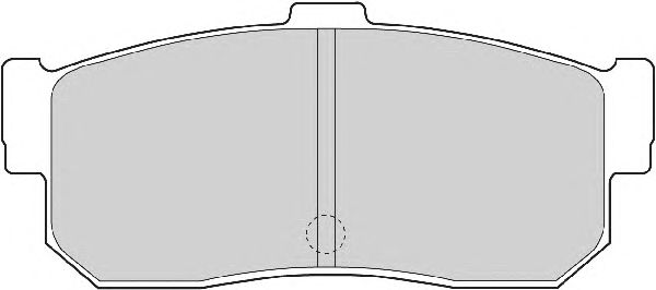 Комплект тормозных колодок, дисковый тормоз FD6936A