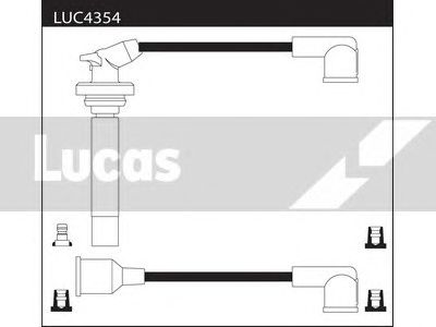 Комплект проводов зажигания LUC4354