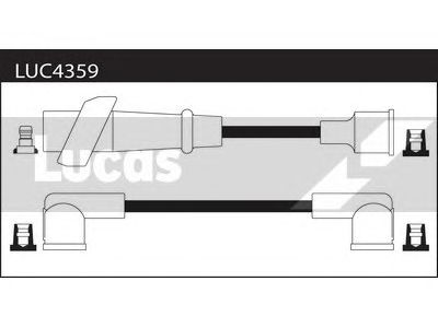 Комплект проводов зажигания LUC4359