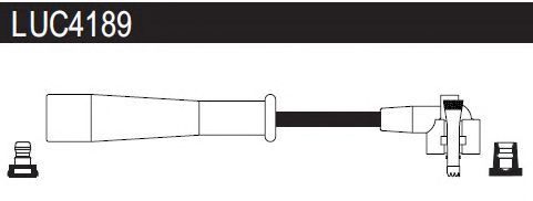 Комплект проводов зажигания LUC4189