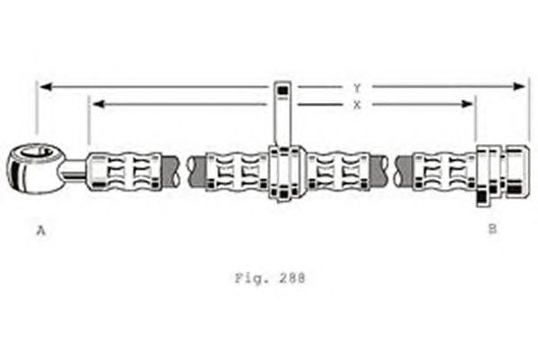 Tubo flexible de frenos 9004197