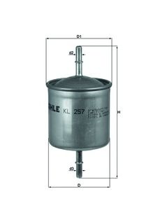 Fuel filter KL 257