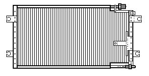 Condensator, airconditioning 716N24