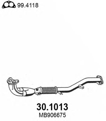 Exhaust Pipe 30.1013