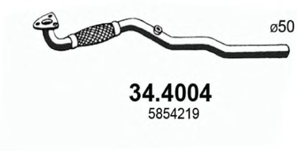 Exhaust Pipe 34.4004