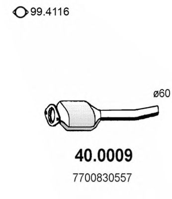 Katalysator 40.0009