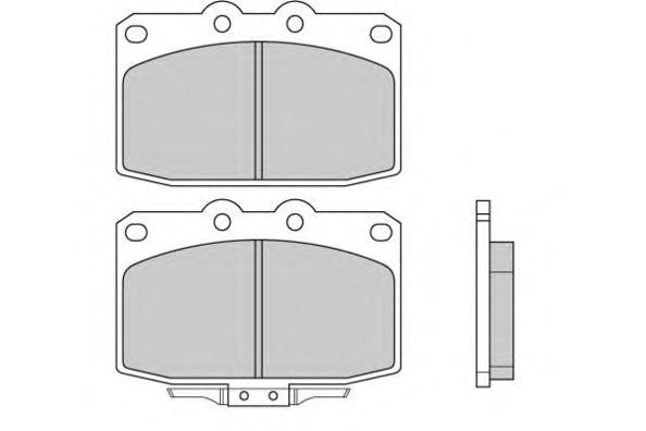 Brake Pad Set, disc brake 12-0369
