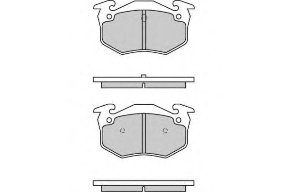 Комплект тормозных колодок, дисковый тормоз 12-0613