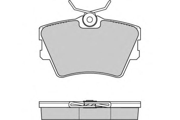 Комплект тормозных колодок, дисковый тормоз 12-0724