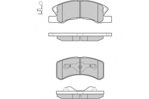 Brake Pad Set, disc brake 12-1190