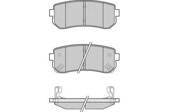 Brake Pad Set, disc brake 12-1241