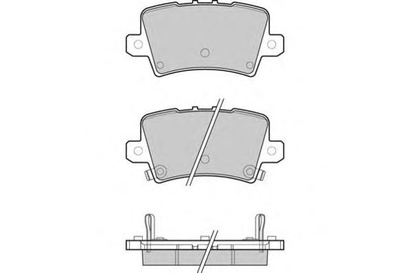 Brake Pad Set, disc brake 12-1246