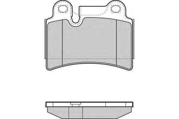 Kit de plaquettes de frein, frein à disque 12-1302