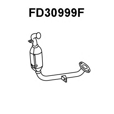 Filtro de fuligem/partículas, sistema de escape FD30999F