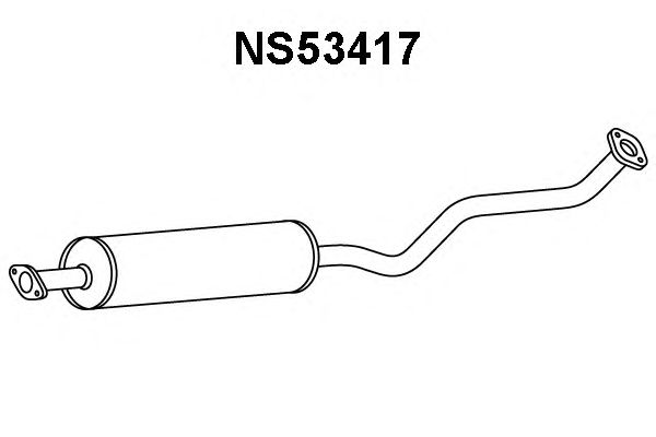 Panela de escape dianteira NS53417